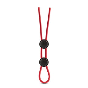 "Stay Hard - Silicone Double Loop Cock Ring - Red BL-32098"