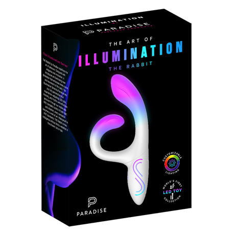Illumination by Paradise Rabbit Vibrator with RGB Lighting - PR5458
