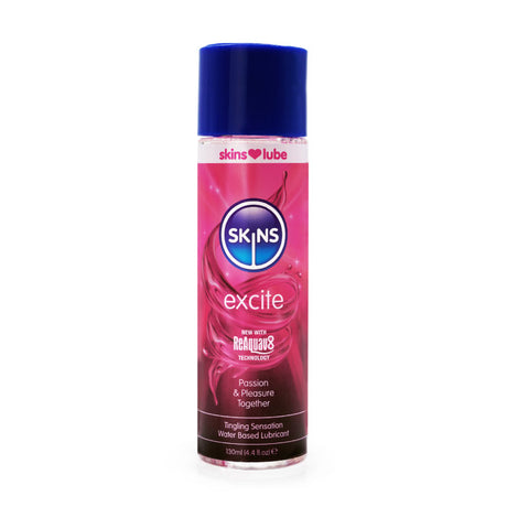 Creative Conceptions Skins Excite Tingling Water-Based Lubricant — 4.4 oz - CC-SKLUBEX4