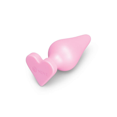 b-Vibe Butties b-Mine Silicone Butt Plug — 3.5" Heart Base - BV3041