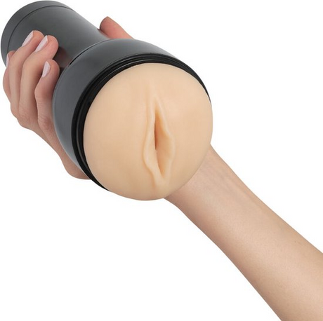 Kiiroo Feel Stroker — Black TPE Male Stroker, 22 cm - KR6171