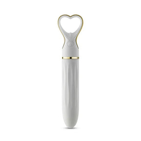 Blush Delice Heartthrob Vibrator — White Bouquet, 5.5 in - BL-23605