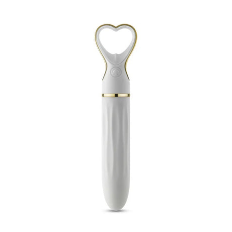 Blush Delice Heartthrob Vibrator — White Bouquet, 5.5 in - BL-23605