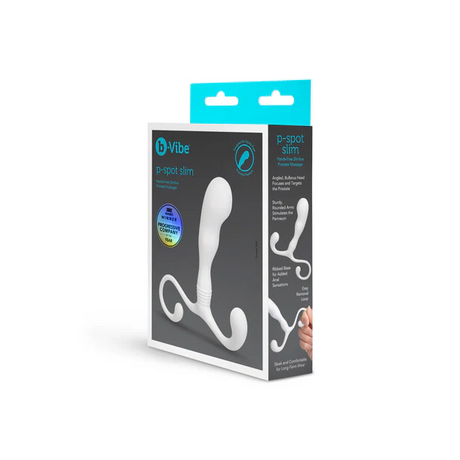 b-Vibe P-Spot Slim Prostate Massager — Hands-Free Anal Stimulator - BV7803