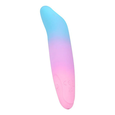 Blush Dolphin Kisses Pocket Vibrator — Precision Tip, USB Rechargeable - BL-55800