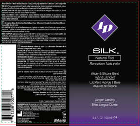 I.D. Lubricants I.D. Silk Hybrid Lubricant (Silicone & Water) — 4.4 oz - ID-SLK-04