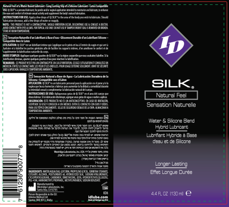 I.D. Lubricants I.D. Silk Hybrid Lubricant (Silicone & Water) — 4.4 oz - ID-SLK-04