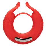 CalExotics Taurus Rechargeable Silicone Enhancer Ring — Red - SE1841403