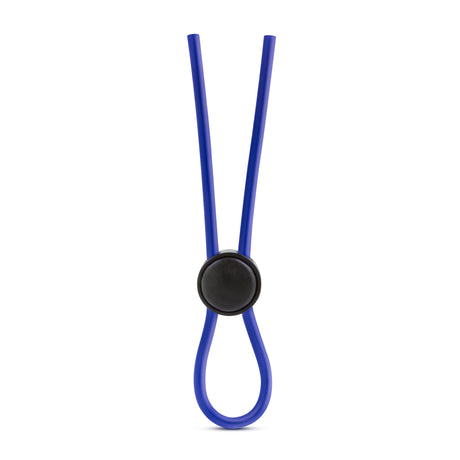 Blush Stay Hard Silicone Loop Cock Ring - Blue - BL-31092