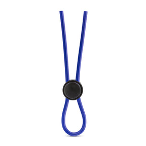 "Stay Hard - Silicone Loop Cock Ring - Blue BL-31092"