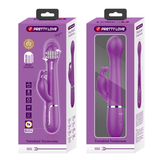 Pretty Love Dejon Rabbit Vibrator — Fuchsia, Dual Motor - BW-500014-3