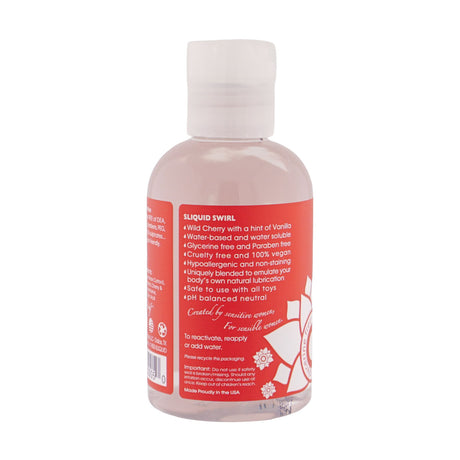 Sliquid Naturals Swirl Cherry Vanilla Water-Based Lubricant, 4.2 fl oz - SLIQ005