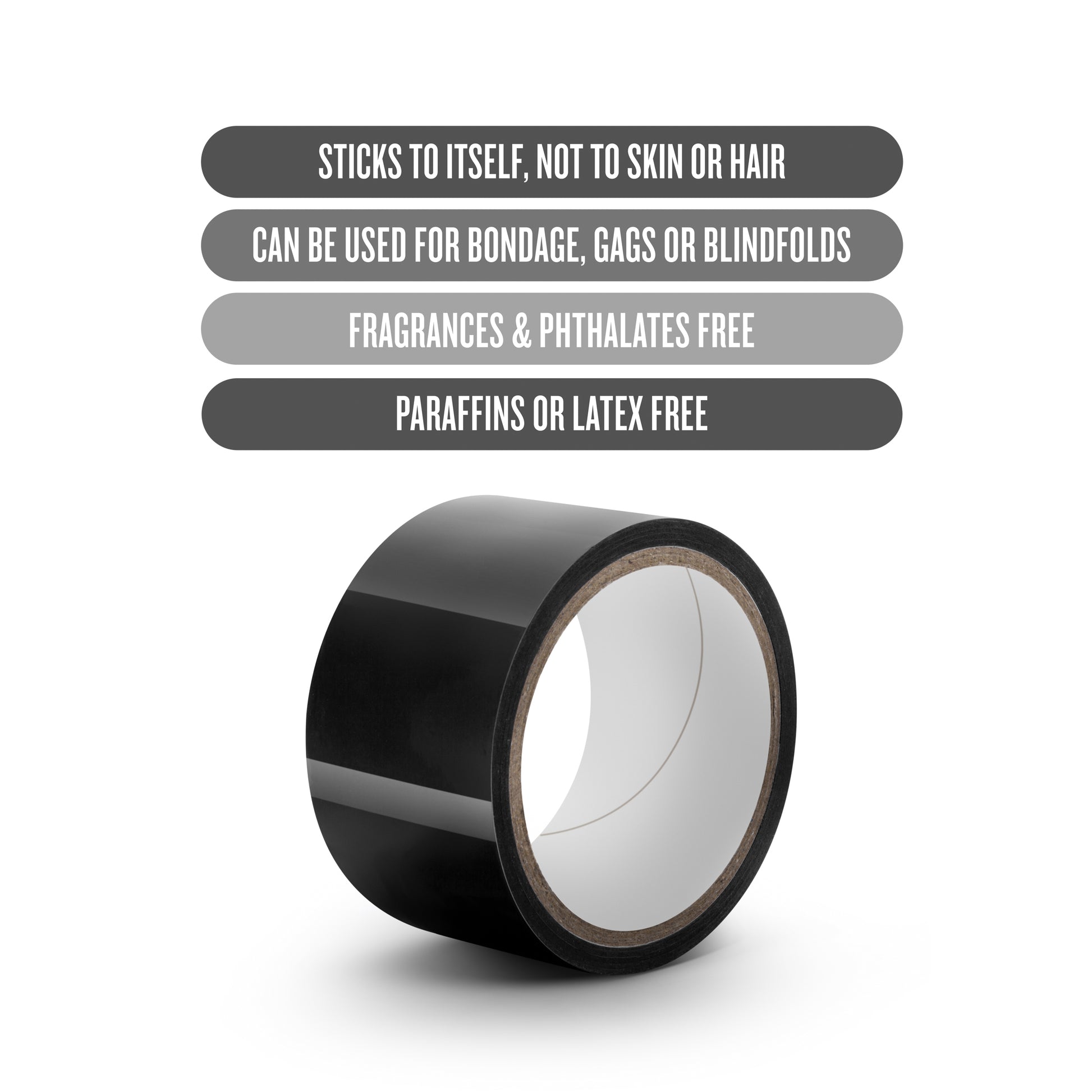 Temptasia - Bondage Tape - 60 Feet - Black by Blush