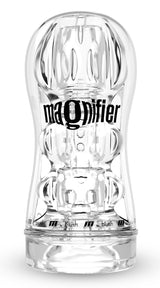 Blush M for Men Magnifier Clear Masturbation Sleeve, 6.75 in - BL-82104