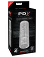 Pipedream PDX Elite EZ Grip Stroker — Clear TPE Handheld - PDRD514