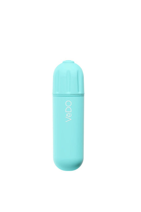 VeDO Nitro Rechargeable Bullet Vibrator — 3.25in Turquoise - VI-F2001
