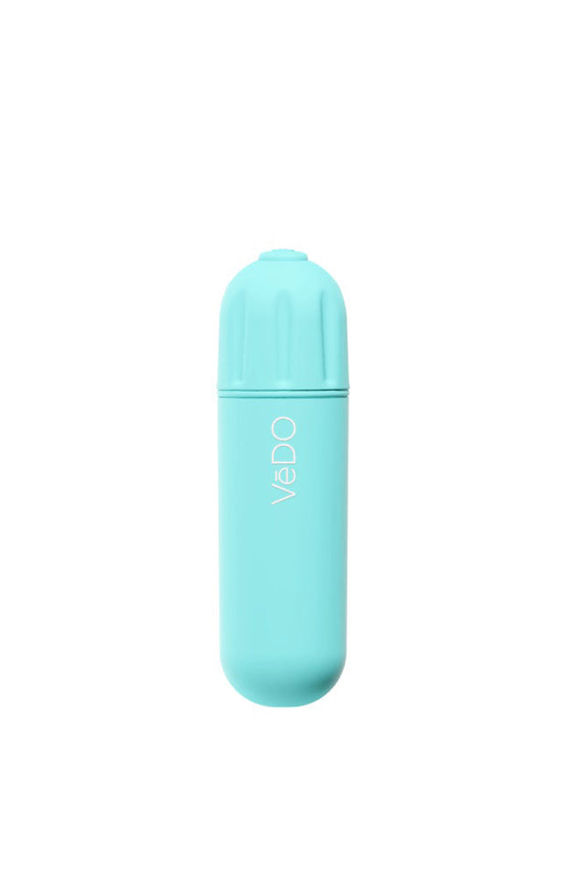 VeDO Nitro Rechargeable Bullet Vibrator — 3.25in Turquoise - VI-F2001