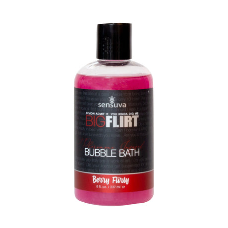Sensuva Big Flirt Pheromone Bubble Bath — Wild Berries, 8 fl oz - SEN-VL620