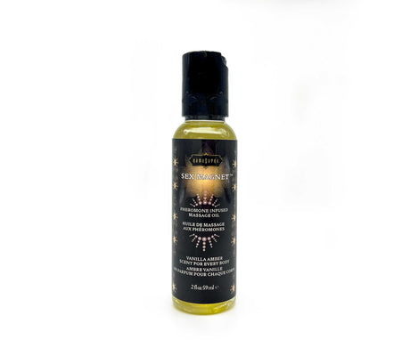 Kama Sutra Sex Magnet Pheromone Massage Oil — Vanilla Amber, 2 oz - KS12062
