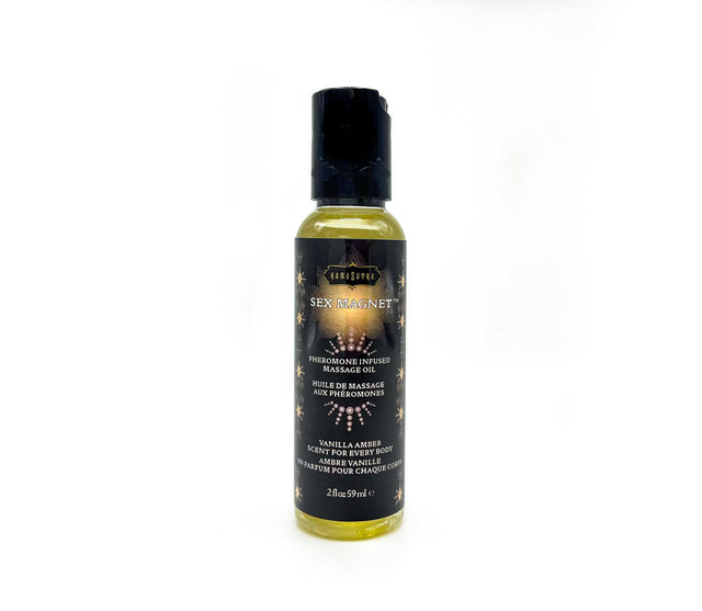 Kama Sutra Sex Magnet Pheromone Massage Oil — Vanilla Amber, 2 oz - KS12062