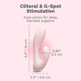 LE Wand Mini G-Double Dual-Action G-Spot & Clitoral Vibrator - LW8039