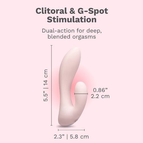 LE Wand Mini G-Double Dual-Action G-Spot & Clitoral Vibrator - LW8039