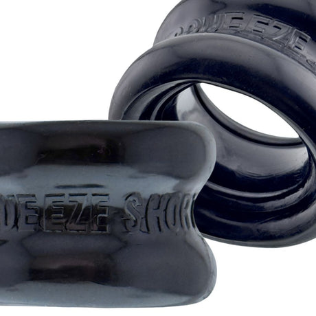 OXBALLS Squeeze Short Ballstretcher — Black, 1.25 in - OX-3208-BLK