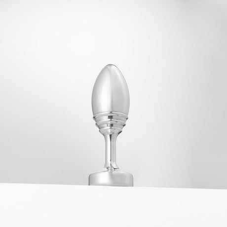 DOXY Ribbed Aluminium Butt Plug — 7cm Insertable, 155g - DX1179