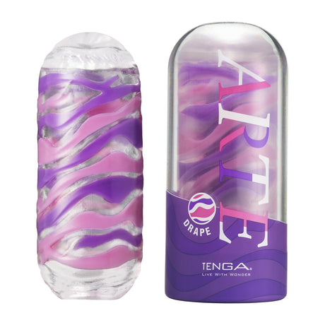 Tenga ARTE DRAPE Male Stroker — Layered Elastomer, 5.2in Insert - TN710