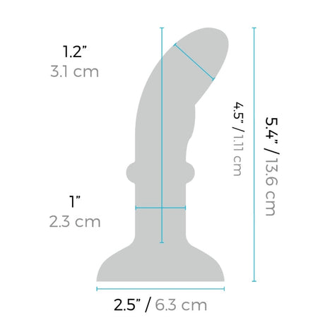 b-Vibe Remote Rimming P-Spot Plug — Rechargeable Anal Plug - BV1320