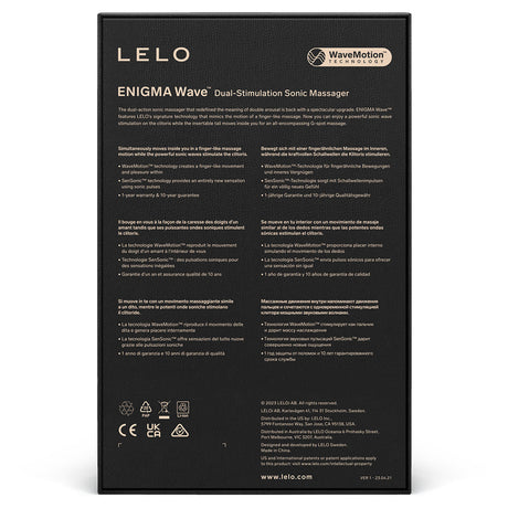 Lelo ENIGMA Wave 3‑Motor Vibrator — Cyber Purple - LO9332