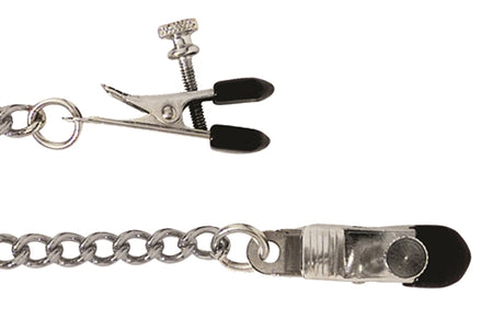Spartacus Adjustable Tipped Nipple Clamps, Wide Grip - SPF-26