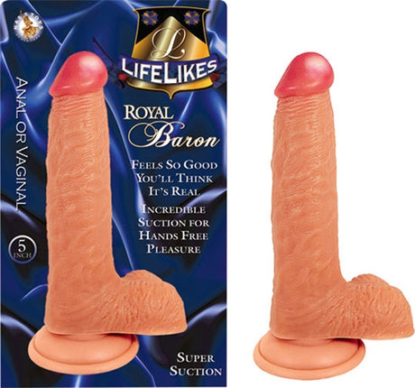 Nasstoys Royal Baron Lifelike Dildo — 5 Inch with Suction Cup - NW2010-1