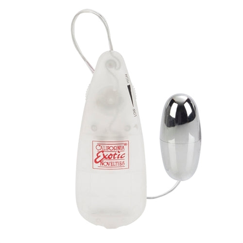 CalExotics Slim Teardrop Bullet Vibrator — Clear - SE1110201