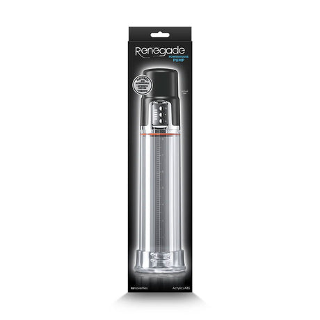 nsnovelties Renegade Power House Pump, USB Rechargeable — Black - NSN1124-13