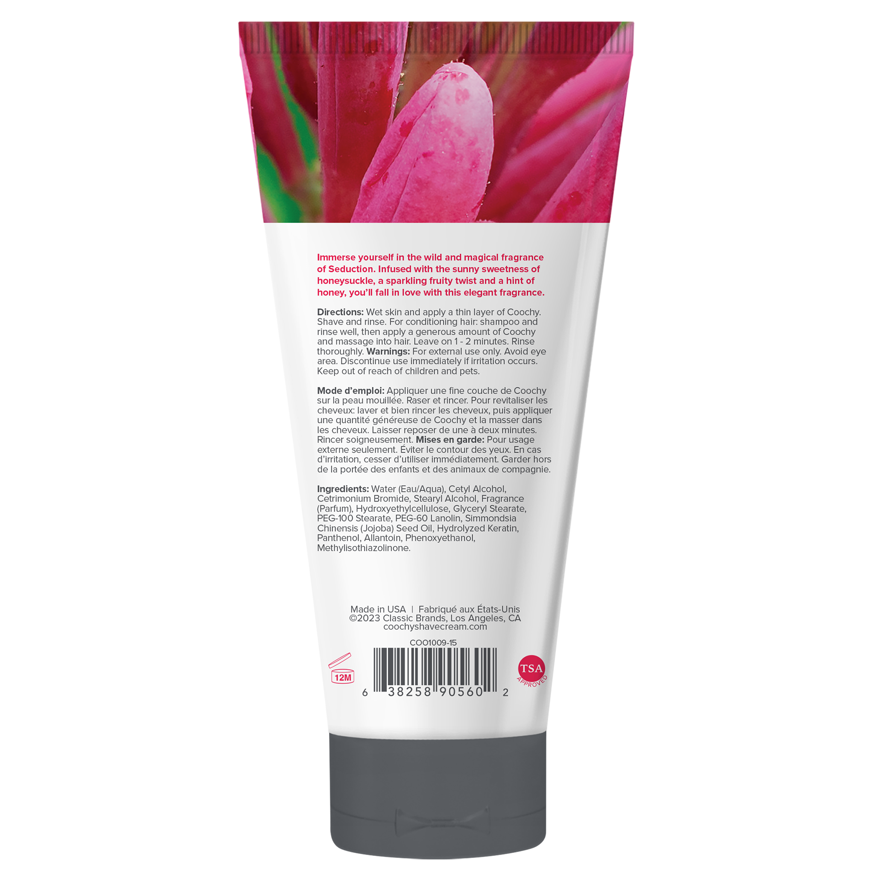 Coochy Shave Cream - SEDUCTION tube 0.5 fl oz | 15 mL by Coochy