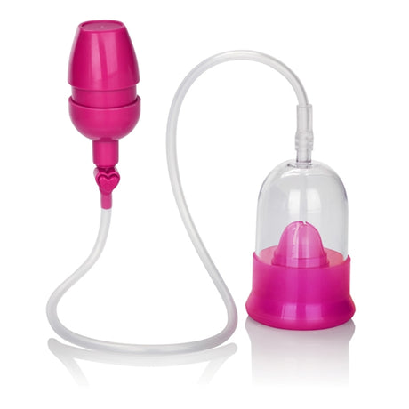CalExotics Clitoral Pump with Silicone Sleeve — Pink - SE0624053
