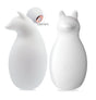 Icon Brands Buzzy Buddies Clit Stimulator — White, Silicone, USB Rechargeable - IC4033