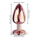 Dorcel Diamond Anal Plug — Rose Gold (Large) - DL2622