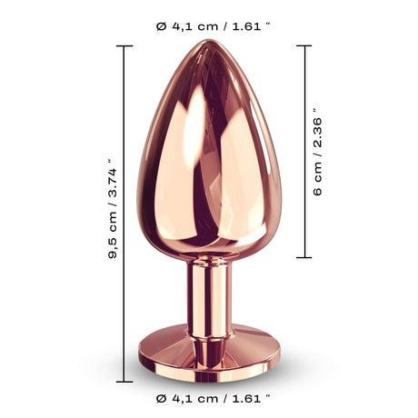 Dorcel Diamond Anal Plug — Rose Gold (Large) - DL2622