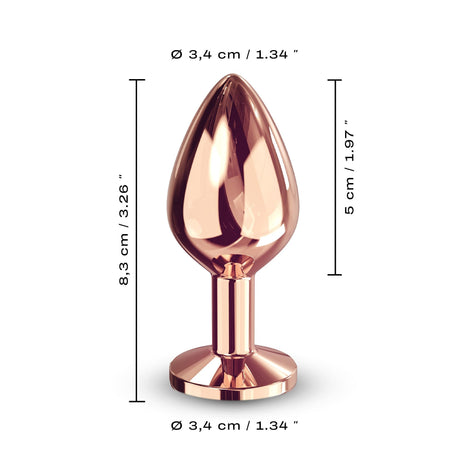 Dorcel Diamond Anal Plug — Rose Gold (Medium) - DL2615