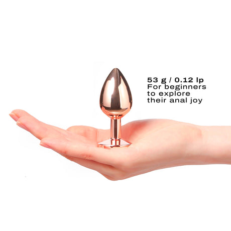 Dorcel Diamond Anal Plug — Rose Gold (Small) - DL2608