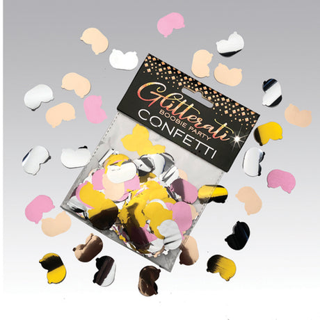 Little Genie Glitterati Boobie Party Confetti — 3 oz, 0.5-inch - LG-CP1074