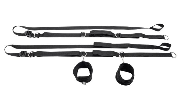 "Anywhere You Dare Bondage Restraint System - Black SS10312"