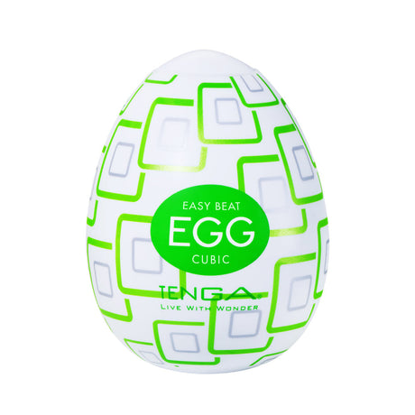 Tenga Egg Standard Cubic Stroker — Spiral Cube Texture - TN215S