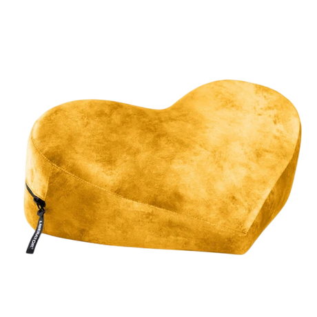 Liberator Heart Wedge Pillow — Ibiza Collection Gold - L5129
