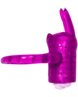 Horny Honey Bunny Vibrating Cock Ring, Magenta