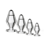 Mystim E‑Stim Butt Plug L — Polished Medical Aluminium - MY2101