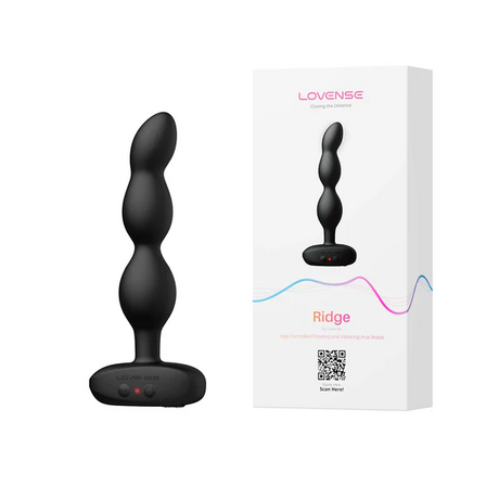 Lovense Ridge Rotating & Vibrating Anal Beads, Bluetooth - LS0142