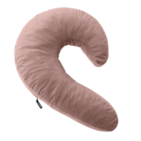 Liberator Lune Side Snuggle Pillow with Palm Vibrator — Rose - L3681